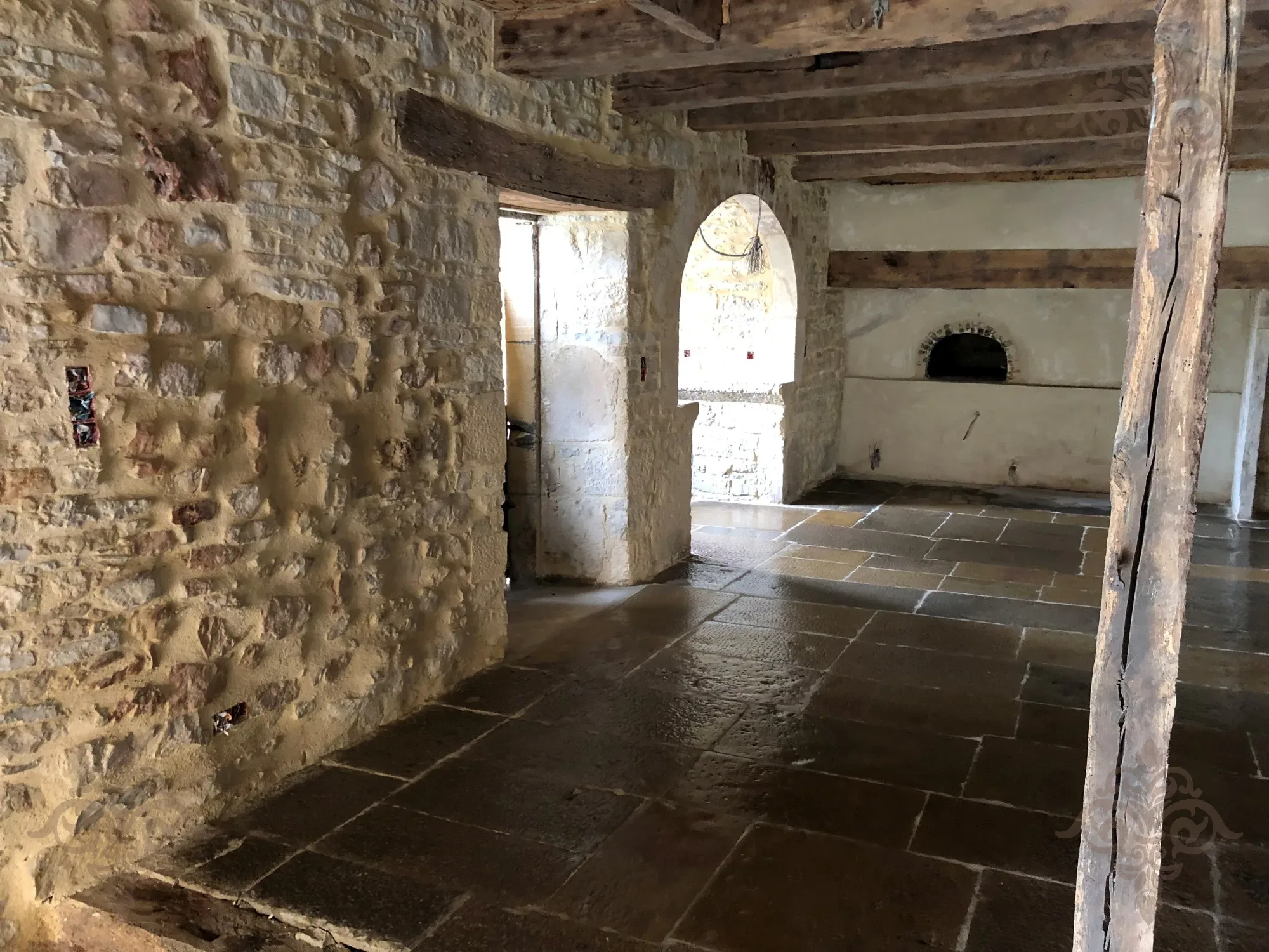 Rejointoiement intérieur à la chaux